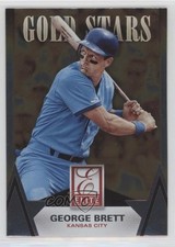 2015 Panini Elite Gold Stars George Brett #12 HOF s1t