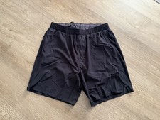 Rhone Shorts Mens Size Medium Black Swift Lined Performance 7 Inch Inseam Gym