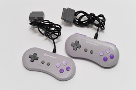 Hyperkin RetroN NES/SNES 2 Gray Gaming Console with 4 Controllers Tested Works