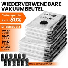 Vakuumbeutel Kleidung Aufbewahrungsbeutel Beutel Vakuum Vacuum Kleiderbeutel Set