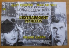 MR DEEDS GOES TO TOWN gary cooper frank capra original french movie poster R