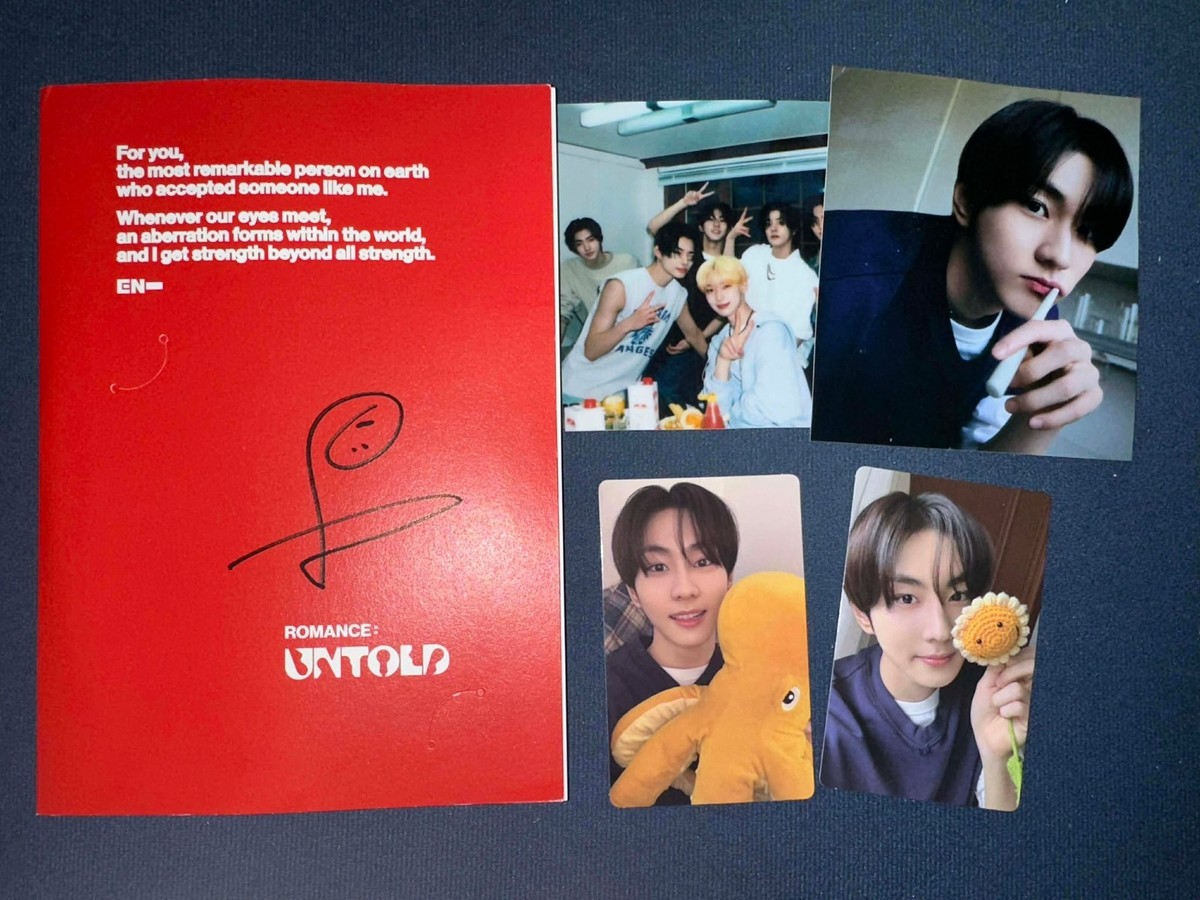 ENHYPEN OFFICIAL AUTOGRAPH SIGNED ROMANCE : UNTOLD ALBUM | eBay