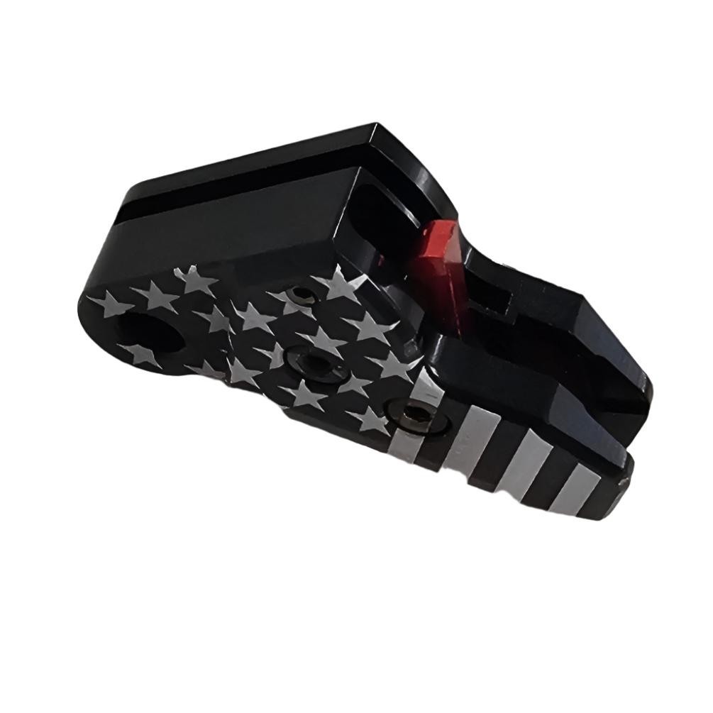 Aluminum Trigger Shoe – Fits Glock Gen1 -5 Models 17/19/19X/26/34/45 – Flat Face