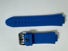 Men's Swiss Legend 10006  Legato Cirque  Silicone/Rubber Blue band strap