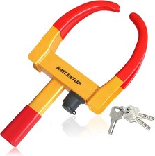 KAYCENTOP Universal Wheel Lock, Security Trailer Wheel Lock, Tire Lock Anti T...