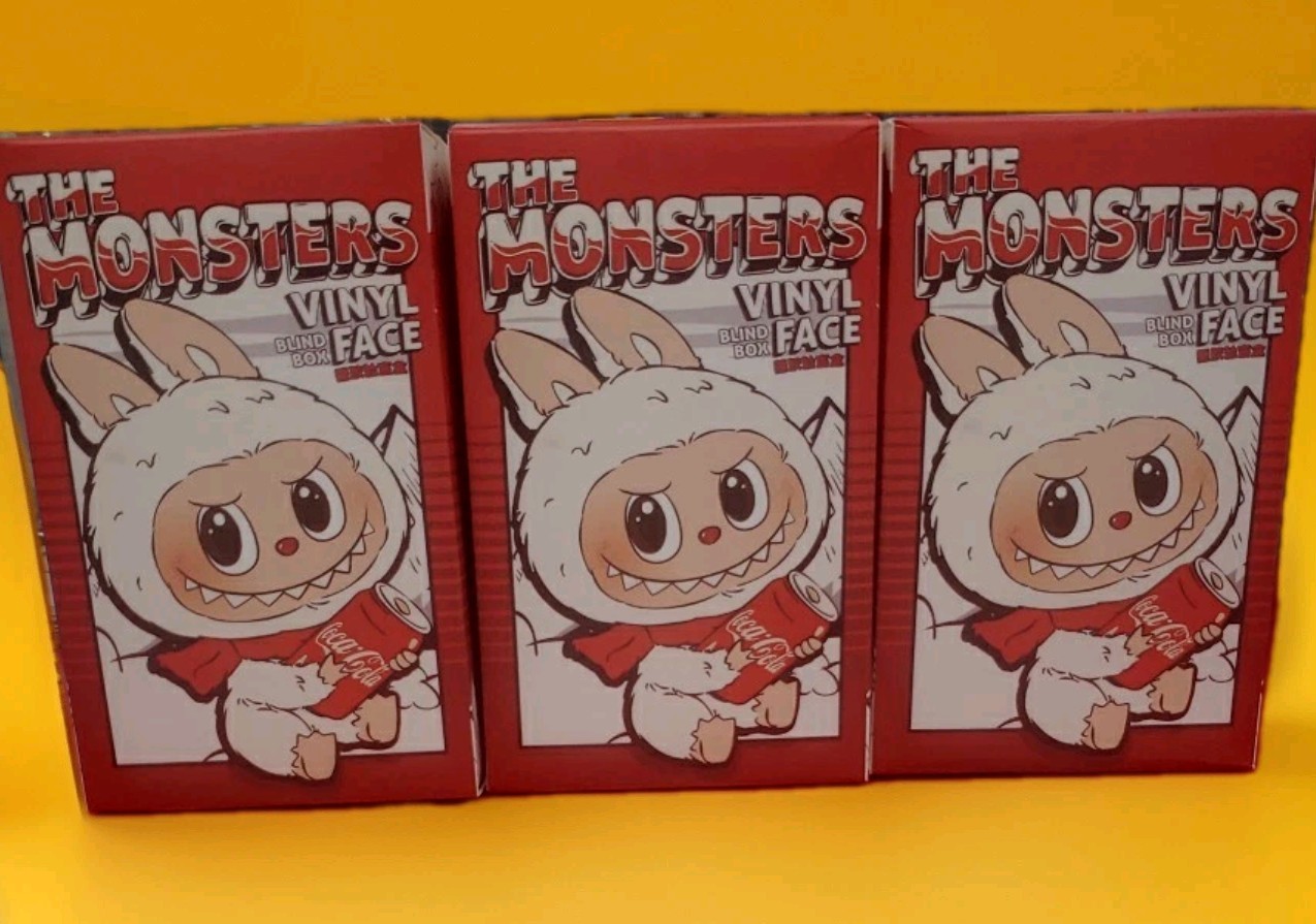 The Monsters COCA-COLA Series-Vinyl Face Blind Box, Blind Box Figures.