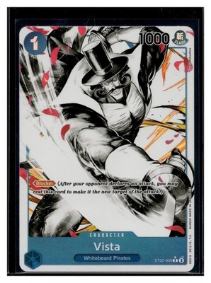 One Piece  Jozu ST22-006 &  Vista ST22-009  Alternate Art Foil English Edition