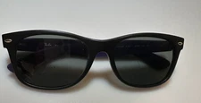 RAY BAN NEW WAYFARER RB2132 6183/71 Black & Blue Sunglasses "FRAMES ONLY"55-18mm
