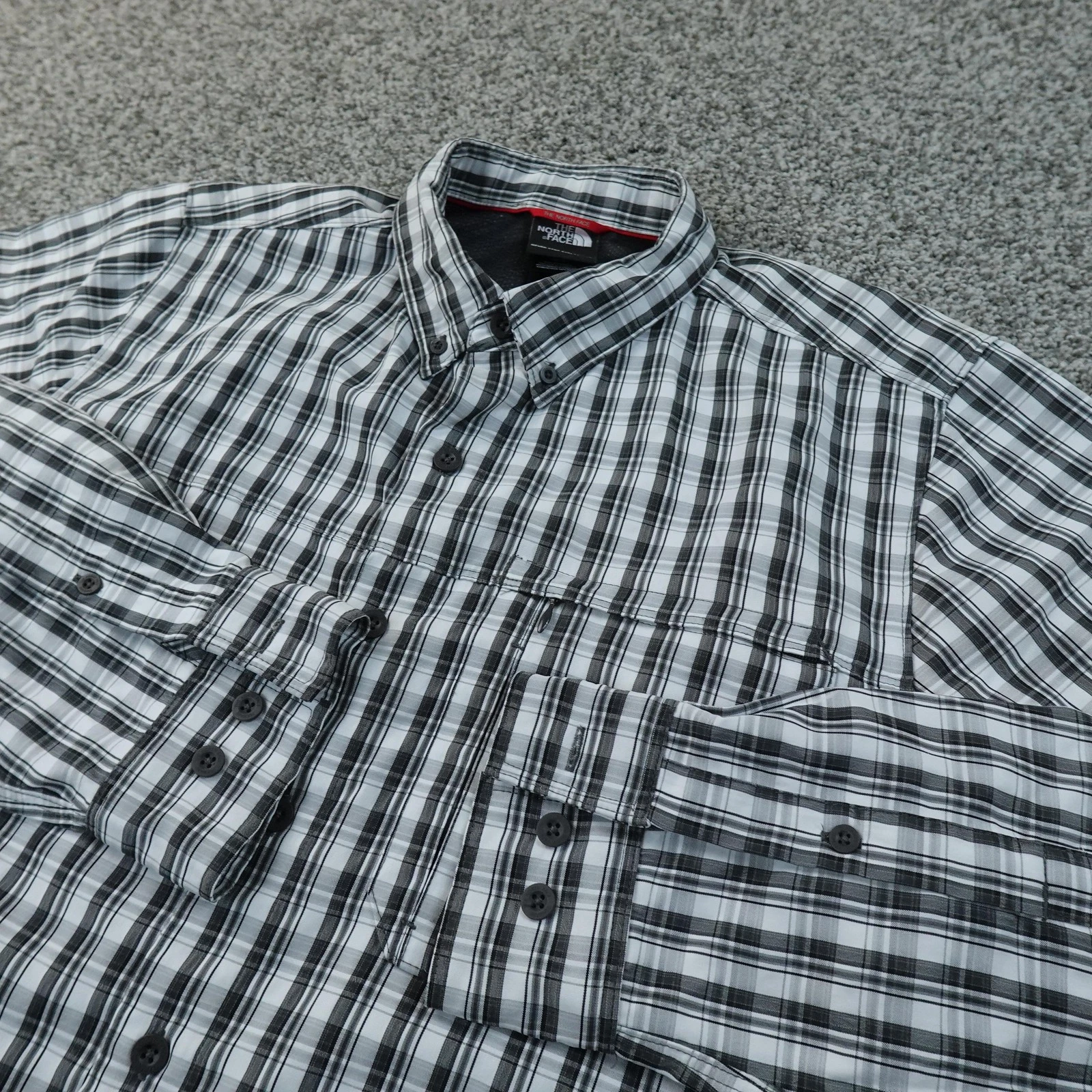 North Face Shirt Mens M Gray Performance Button Up Long Sleeve Outdoor Hiking
Opens in a new window