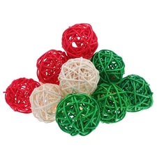  15 Pcs Decorative Balls for Centerpiece Bowls Rattan Home Baby Room Decorations