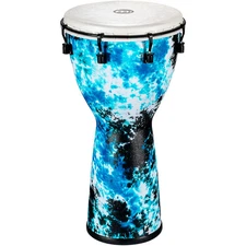 MEINL Alpine Series Synthetic Djembe 10 in. Galactic Blue Tie Dye