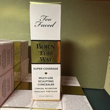 TOO FACED BORN THIS WAY SUPER COVERAGE MULTI-USE CONCEALER, 0.45 fl oz NIB CHOSE