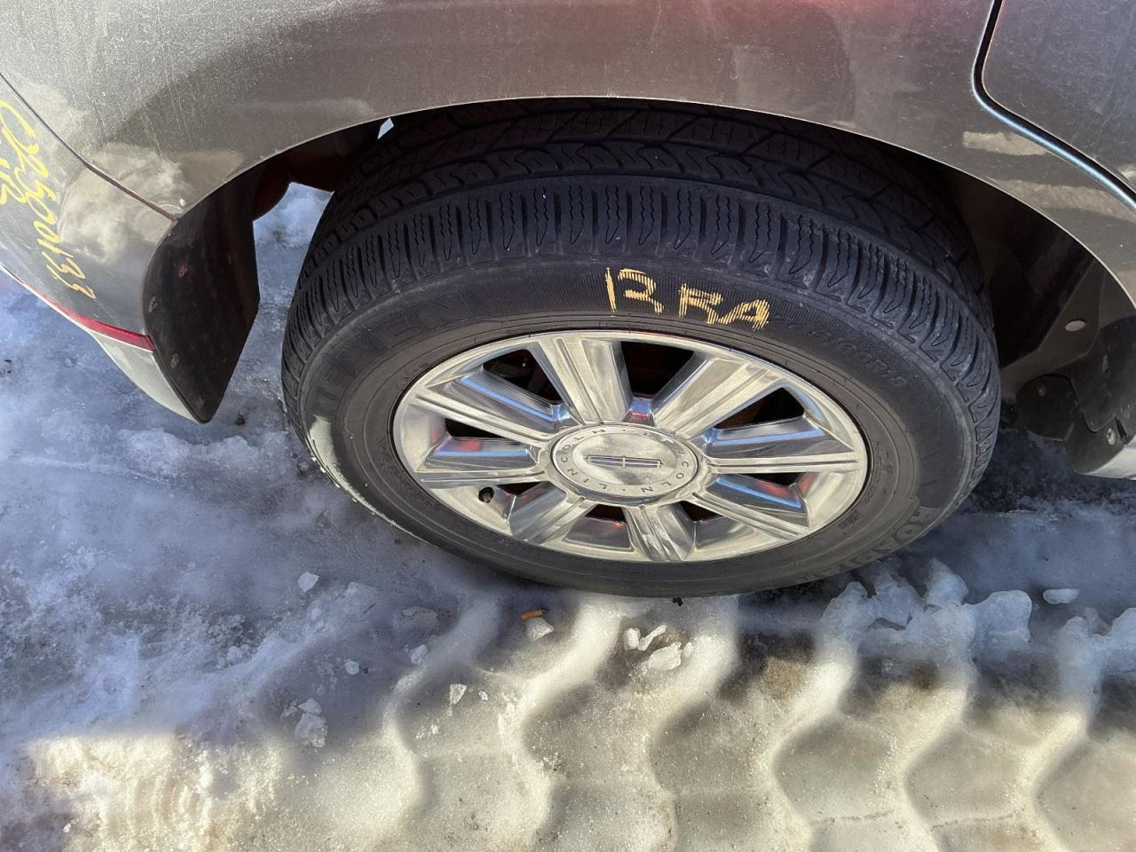 Wheel 18x7-1/2 Aluminum 8 Spoke Painted Fits 07-10 MKX 4799778