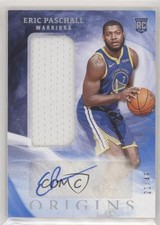 2019-20 Panini Origins Rookie Jersey Blue 21/49 Eric Paschall #176 Auto d4m