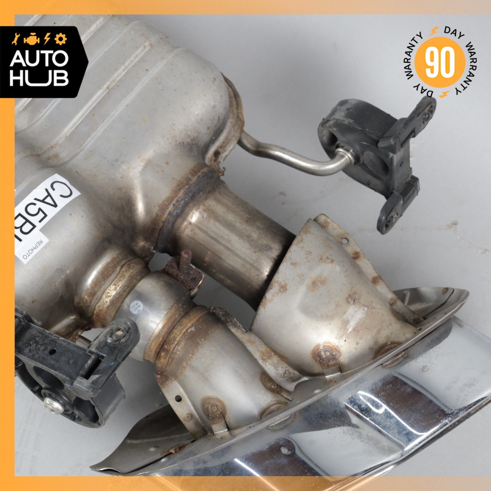 13-17 Bentley Continental GTС 4.0L V8 Left Exhaust Muffler 3W0253611P OEM 32k