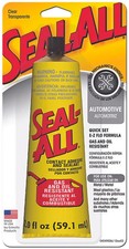 NEW SEAL ALL HEAVY DUTY ADHESIVE SEALANT 2 OZ TUBE GLUE CLEAR CONTACT 6279426