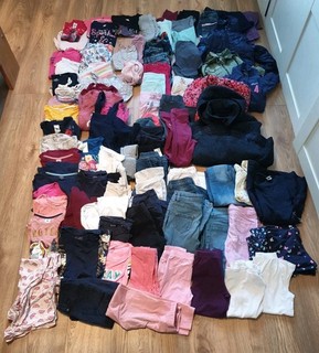 Kleidung Mädchen Konvolut Paket Größe 122 und 128 ca. 12 8kg