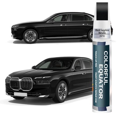 Touch Up Paint Black Sapphire Metallic(475) for BMW Two-In-One Scratch Repair