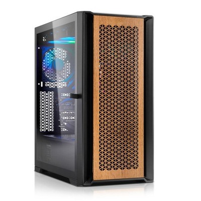 B-Ware PC-Gehäuse SQ-Tower 08W, USB3.0, Tempered Glass, 1x 120mm
