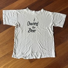 Vintage Timezone Arcade Promo T-Shirt 90s Gaming I Owned The Zone L
