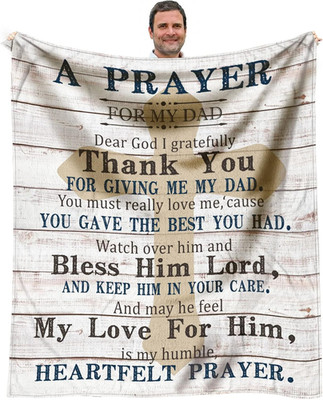 Dad Blanket for Fathers Day - Dad Gifts for Father'S Day from Daughter, Son - Ch