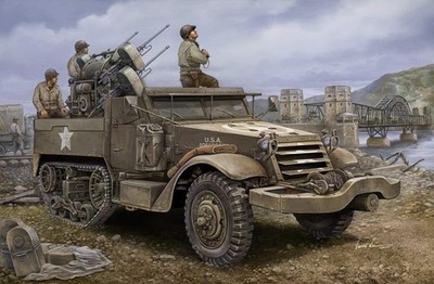 Trumpeter 00911 - 1:16 M16 Multiple Gun - Neu
