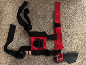 Original Worlds Of Wonder Chest Sensor Strap And Holster