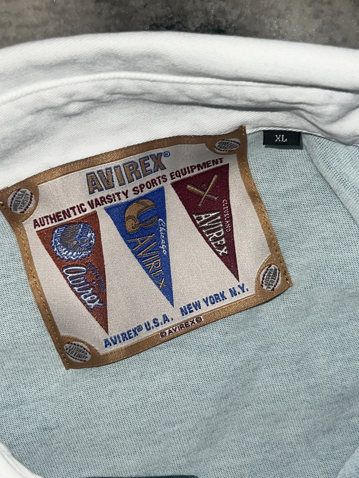 Avirex Stabridge Hawks Rugby Shirt XL SOLD OUT polo 92 iceberg vtg Ralph lauren image 3
