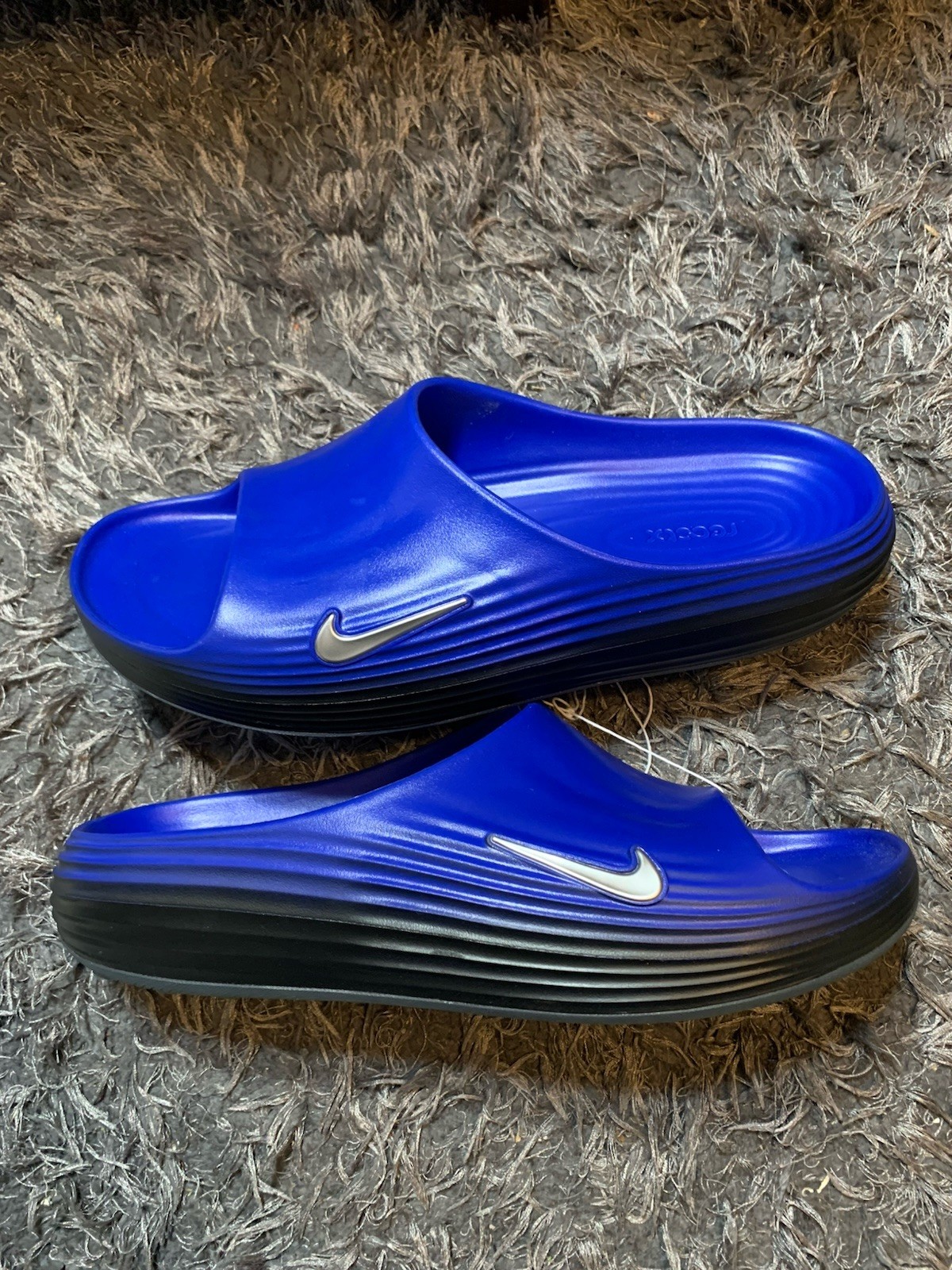 Nike ReactX Rejuven8 Slide EYBL PE Racer Blue IF5624-400 - Men’s Size 18 thumbnail 3