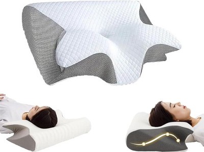Pillow For DERlLA ERGO Anti Snore Ergonomic Premium Neck Pain Relief Memory Foam