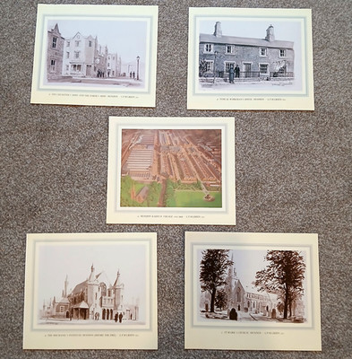 Curated Set of GWR Art Prints The Railway Village Swindon Great Western Railway