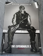 Dolph Lundgren Signed 12x18 Photo The Expendables 3