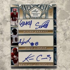 Leaf 2025 Trinity Trios Auto SSP 2/5 Sarratt, Harbor, Concepcion #T-14