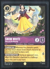 Snow White - Merry as the Morning 37/204 Legendary Wilds Unknown Lorcana NM
