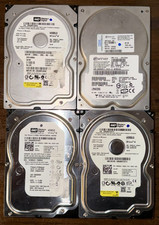 4x 80GB 3.5" HDDs - Western Digital WD800JD Caviar WE & EServer HDS728080PLA380