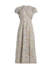 DÔEN Rhodia Floral Cotton Midi Dress NWOT Size S