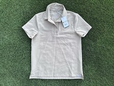 Womens XXS - Figs Nala Polo Scrub Top Short Sleeve Tan Petite New Sold Out