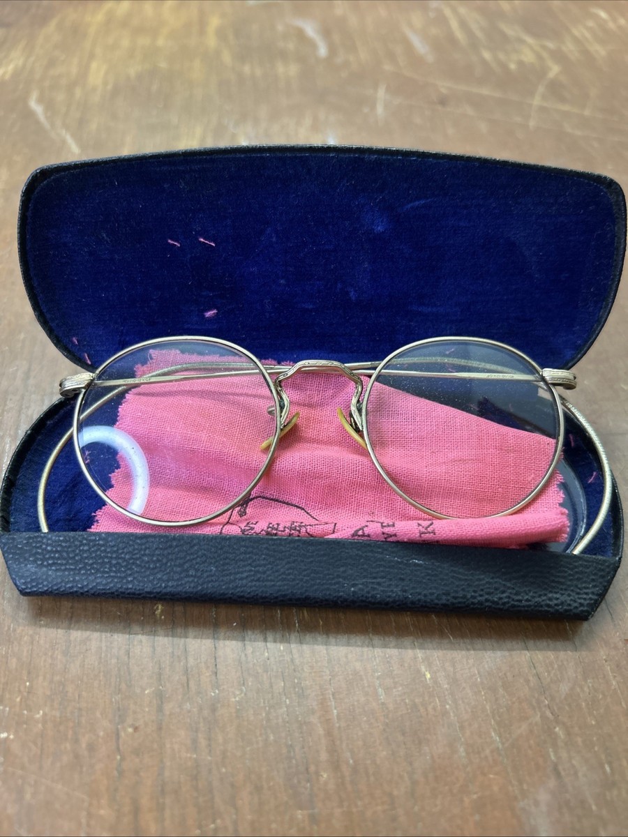 AO Eyeglasses Full Frames 1/10 12K Gold Filled GF Ful-Vue w Case