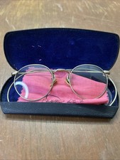 AO Eyeglasses Full Frames 1/10 12K Gold Filled GF Ful-Vue w Case Extra Lens