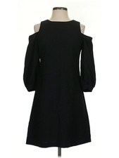 Eliza J Women Black 3/4 Sleeve Top 4