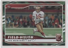 2021 Panini Donruss Elite Field Vision Green Joe Montana #FV6 HOF 0u7
