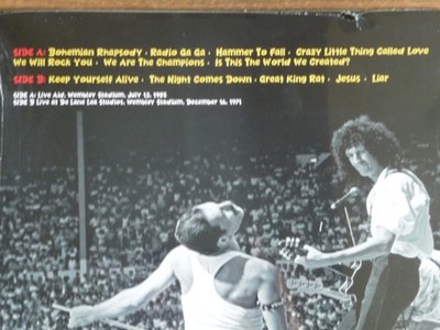 QUEEN   Live Aid  & De Lane Lea Demos   vinyl     NEW (Sealed)