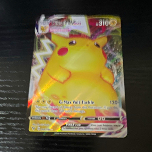 Pokemon TCG Pikachu VMAX 265/S-P Sword & Shield Promos Full Art Holo JP 310