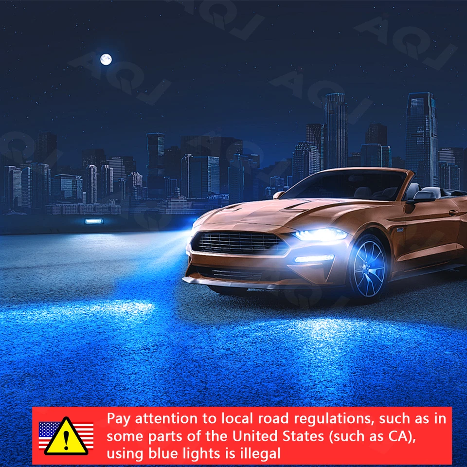 For Yamaha Champ 100 1987-1991 8000k LED Headlights Bulbs Super blue - Изображение 2 из 4