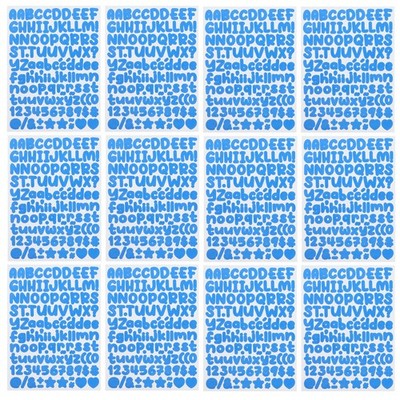 20 Pcs Zahlen-bastelaufkleber Selbstklebende DIY Scrapbook Sticker