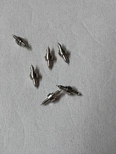 6 HAMILTON 18 SIZE POCKETWATCH 127 BALANCE STAFFS 6 NOS PIVOT 10 --BB-2097