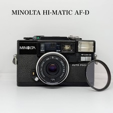 Minolta HI-MATIC AF-D Film Camera Used Tested From Japan