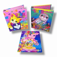 Vintage 90s Lisa Frank My Sticker Collection Pigmarella Folder, Cats Seal Binder