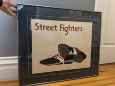 Lawrence Lerfald "Running Mates" Hand Signed Fine Art Serigraph running shoes