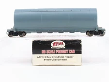 HO Scale Atlas #1950 Undecorated ACF 6 Bay Cylindrical Hopper
